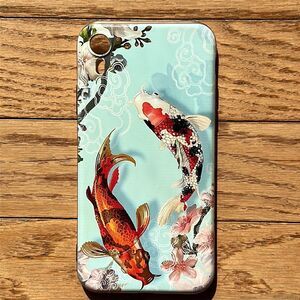 Koi Fish Japanese Art Phone Case fit for iPhone XR